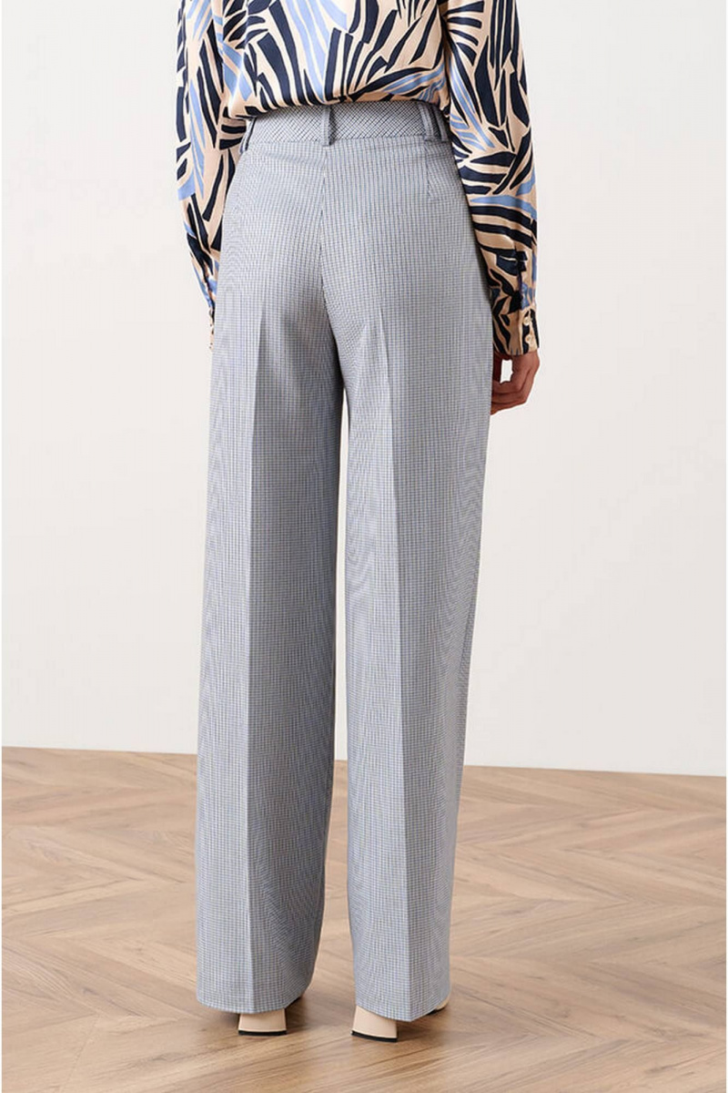 Брюки Nelva 31053 сине-голубой полоска