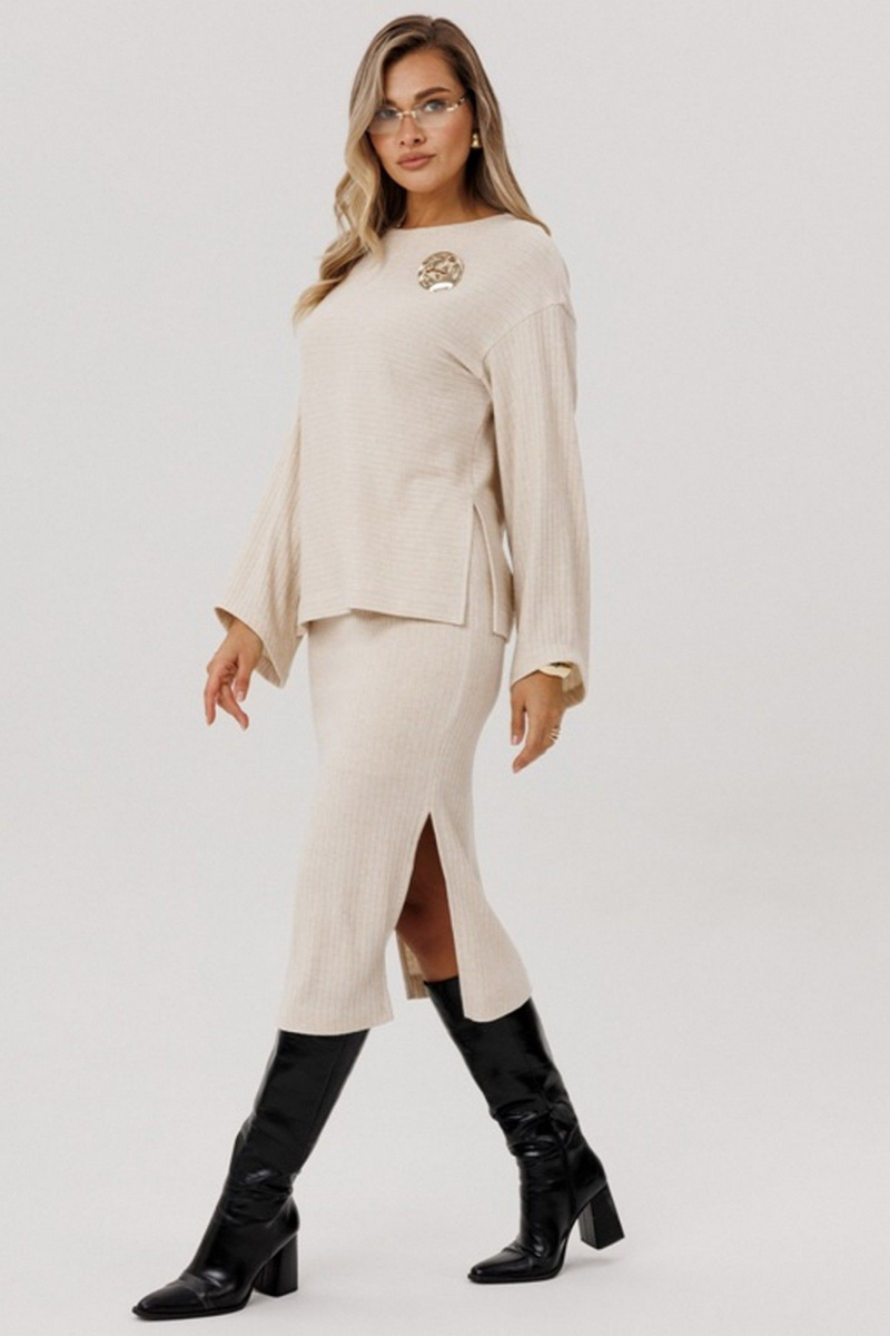 Юбочный комплект Faufilure C1582 бежевый