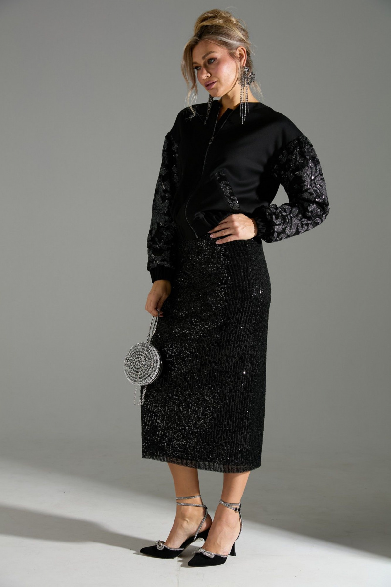 Юбочный костюм LM К168042 черный