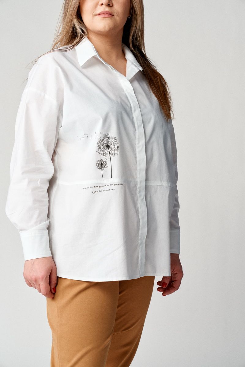 Рубашки Almirastyle 152-1 белый