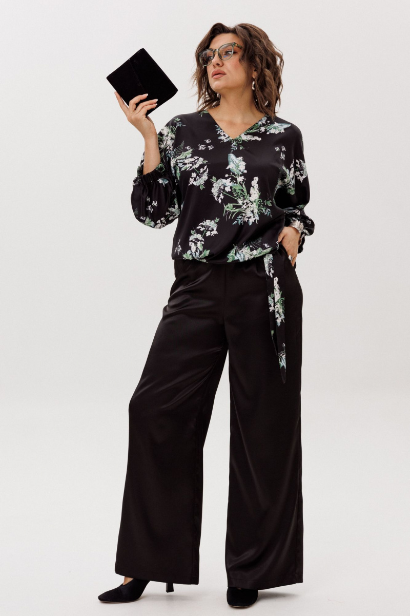 Блузы Anelli 1662 цветы_ночного_сада