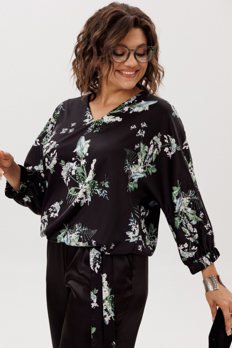 Блузы Anelli 1662 цветы_ночного_сада