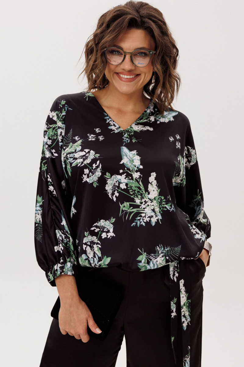 Блузы Anelli 1662 цветы_ночного_сада