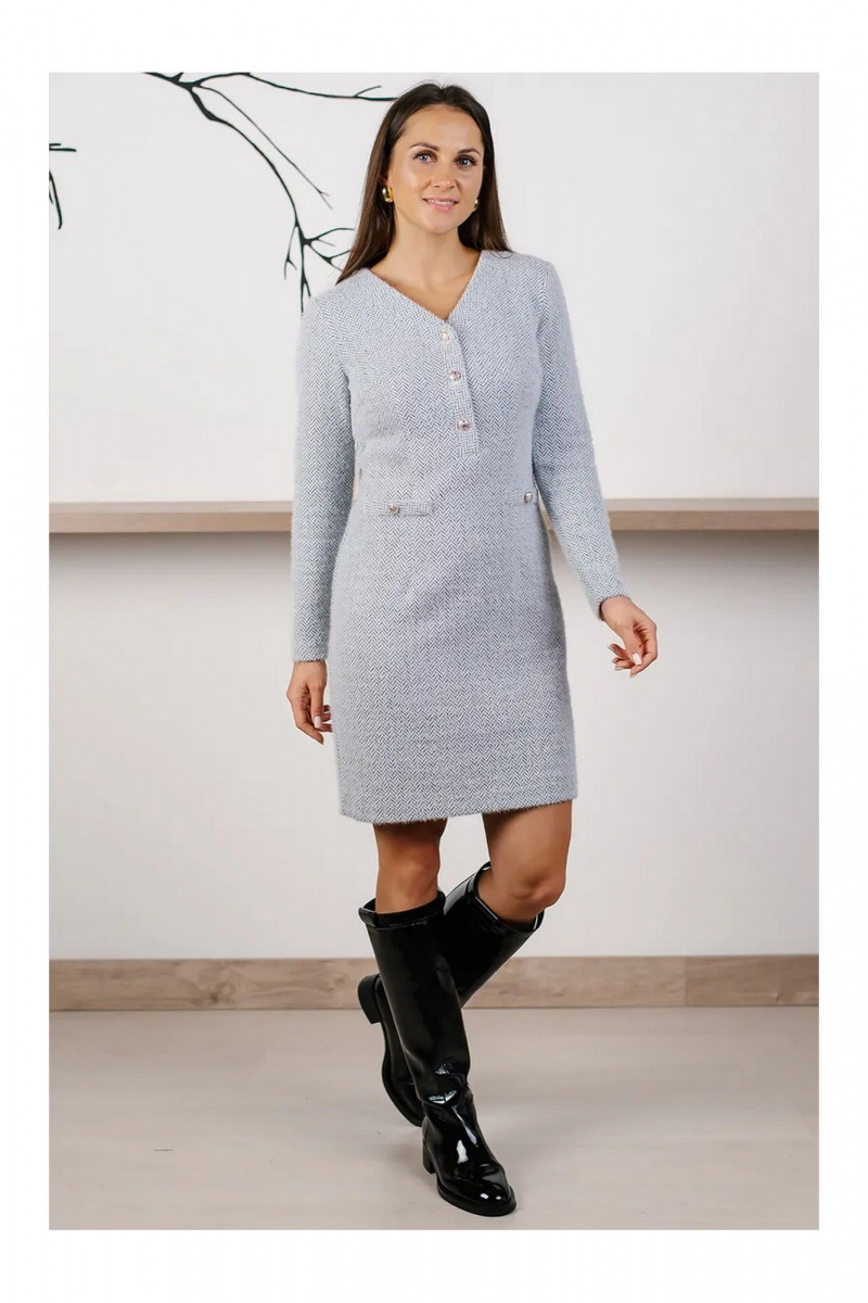 Платья MONA STYLE FASHION&DESIGN 22046/1 серый