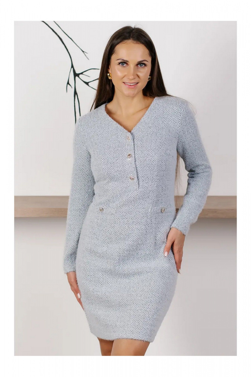 Платья MONA STYLE FASHION&DESIGN 22046/1 серый