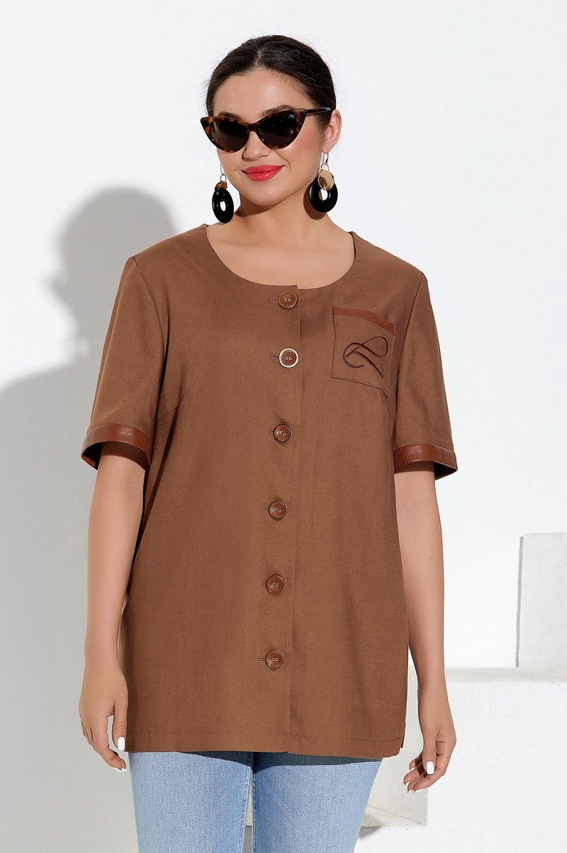 Блузы Lissana 4277-1 коричневый
