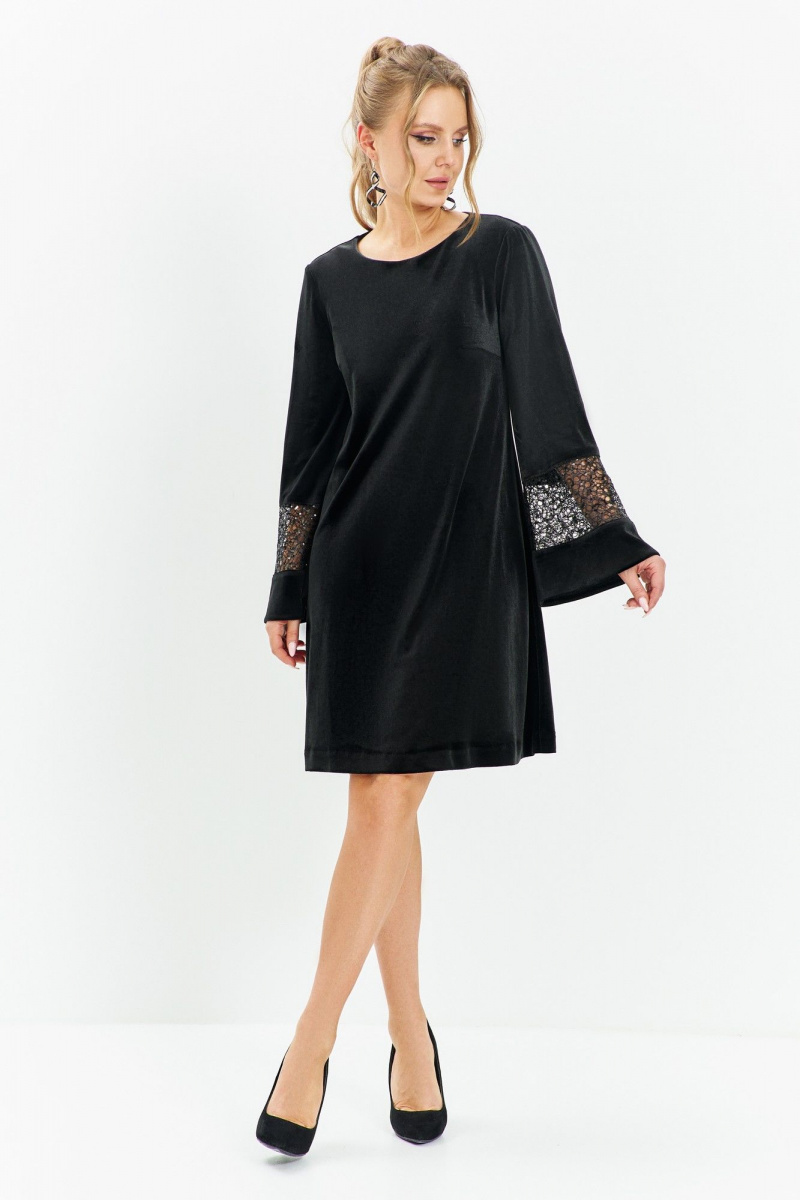 Платья Euromoda 680 черный