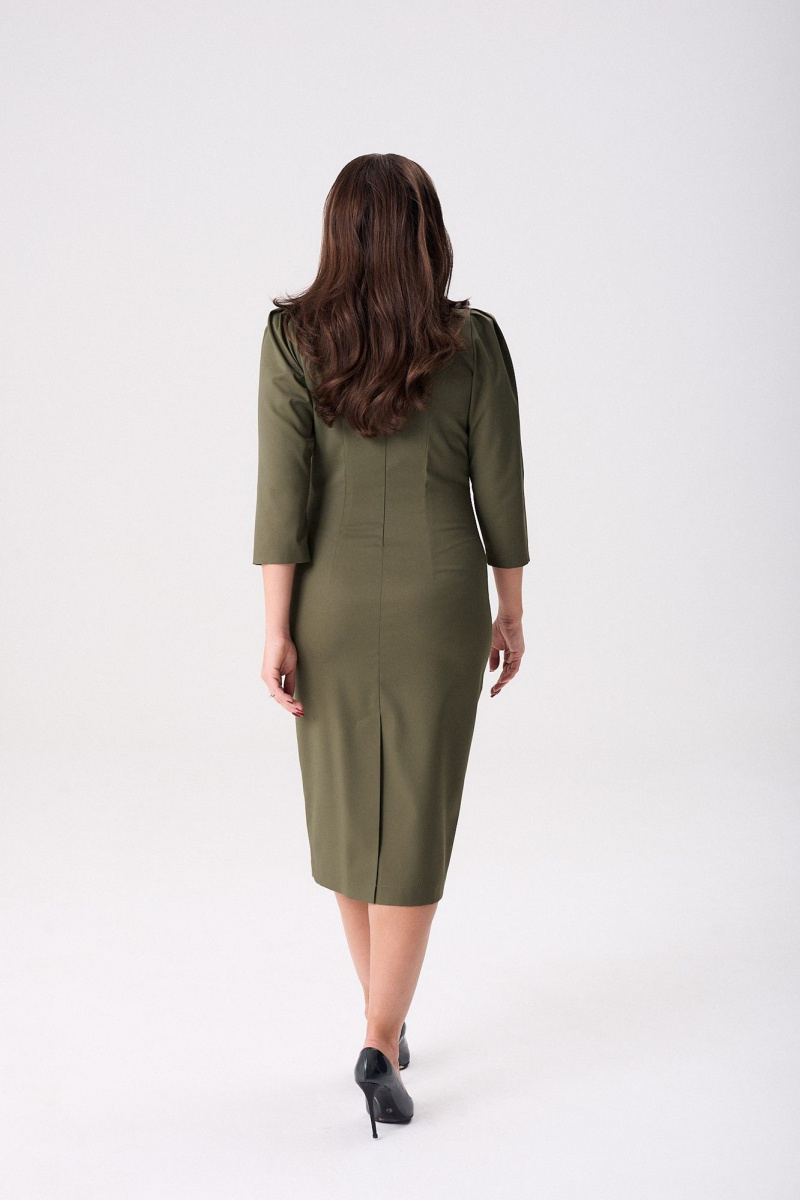Платья Rishelie 1008 темная_оливка