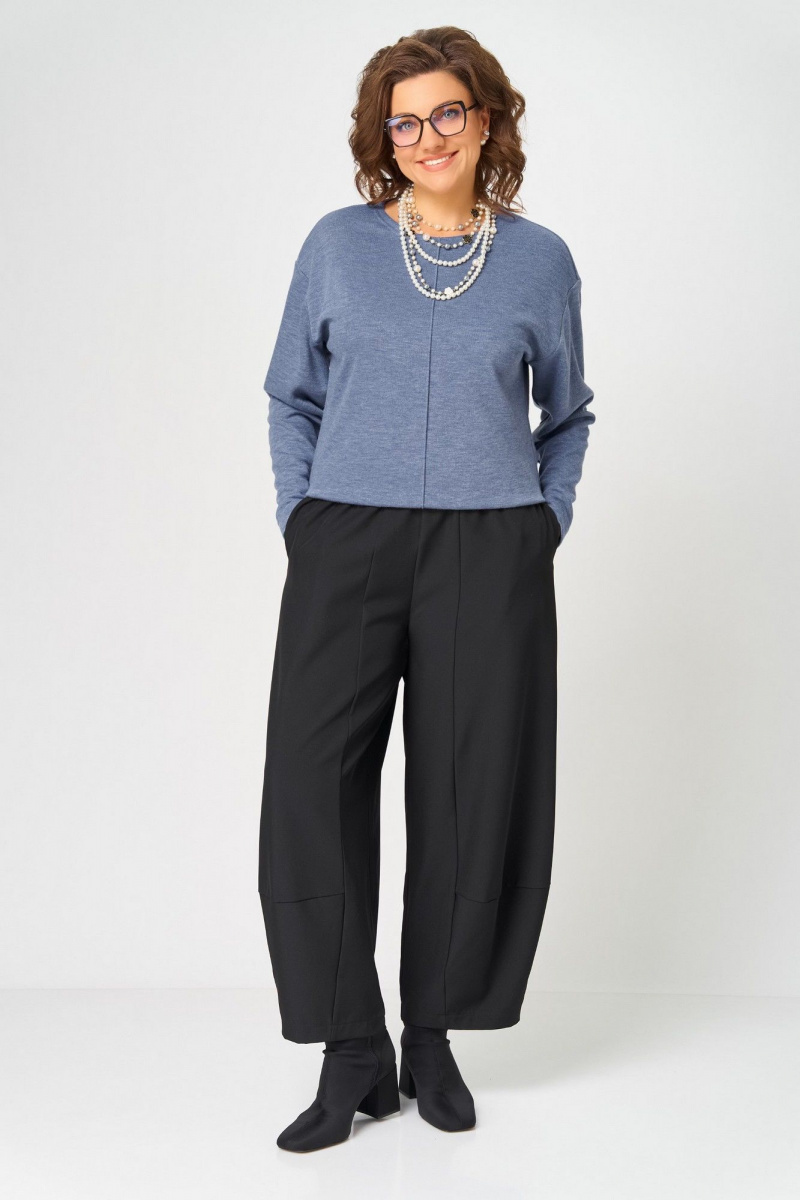 Джемперы Bliss 4234 стальной_синий