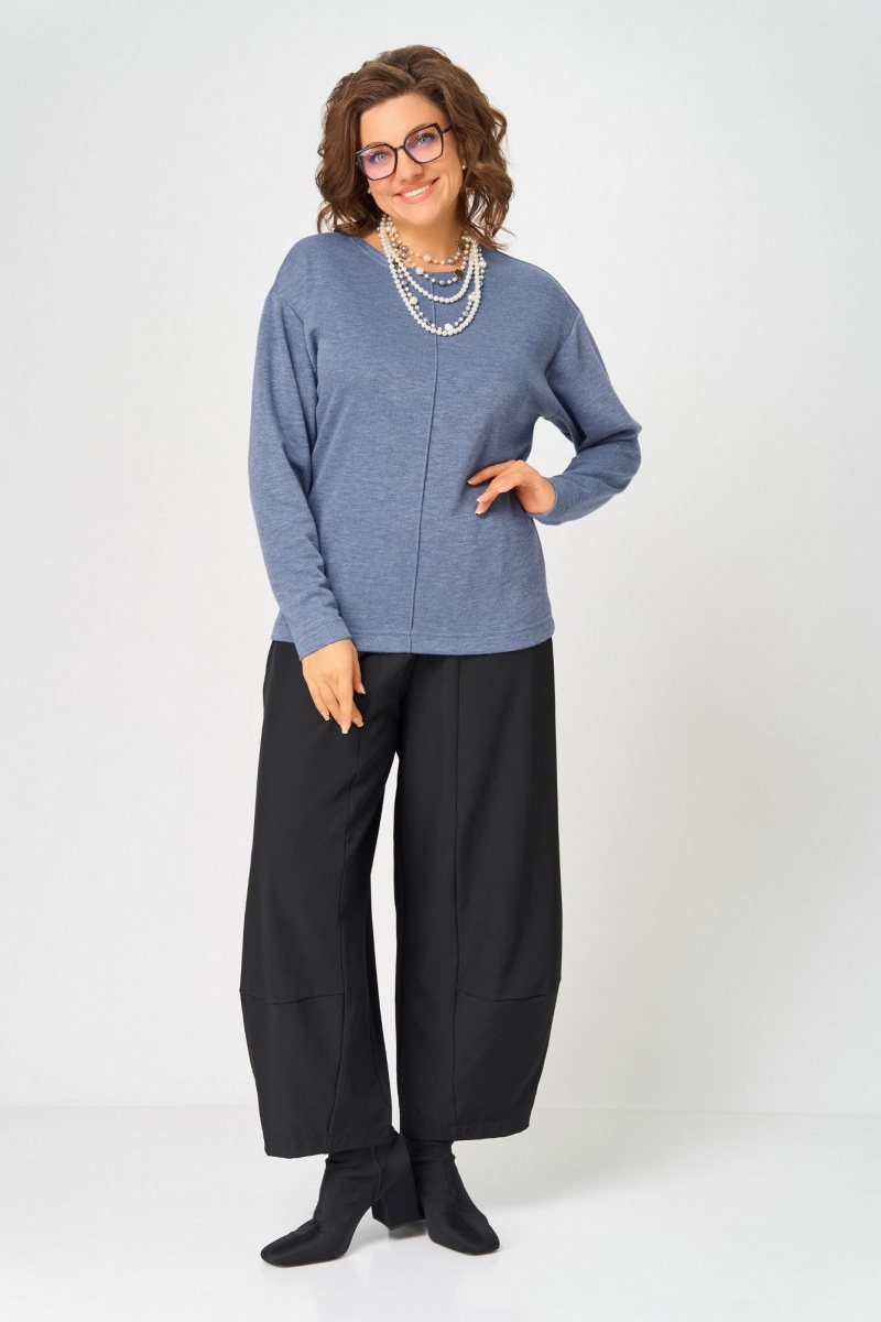 Джемперы Bliss 4234 стальной_синий