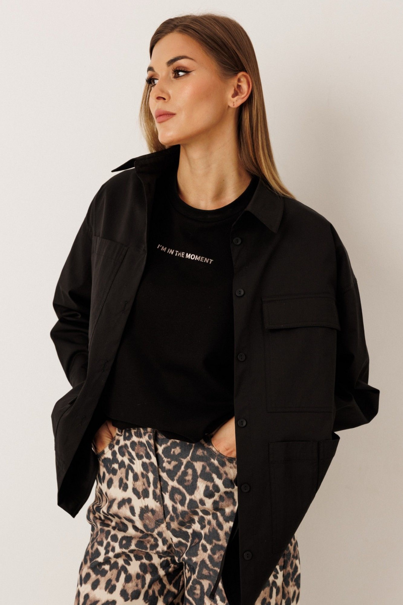 Блузы KOKOdea 20003.1 чёрный