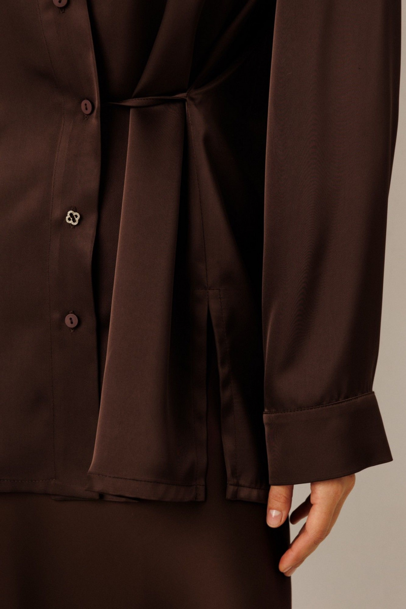 Блузы KOKOdea 20004 шоколад