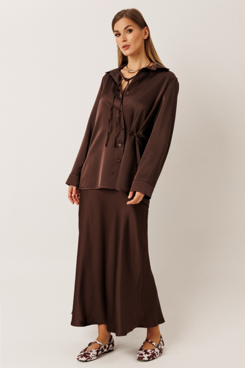 Блузы KOKOdea 20004 шоколад