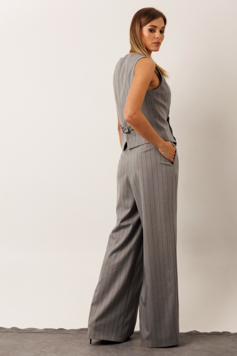 Брючный костюм KOKOdea 30005 серый