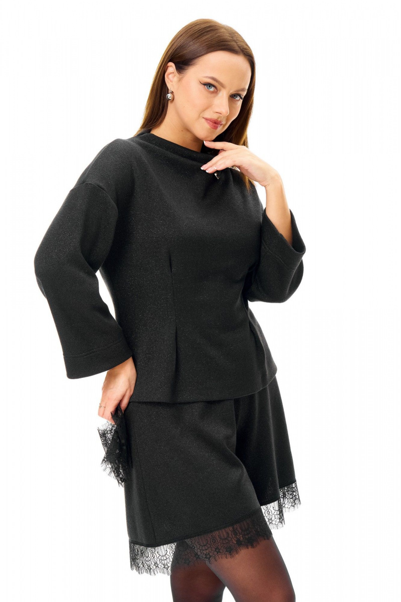 Женский комплект с шортами T&N 7715 черный