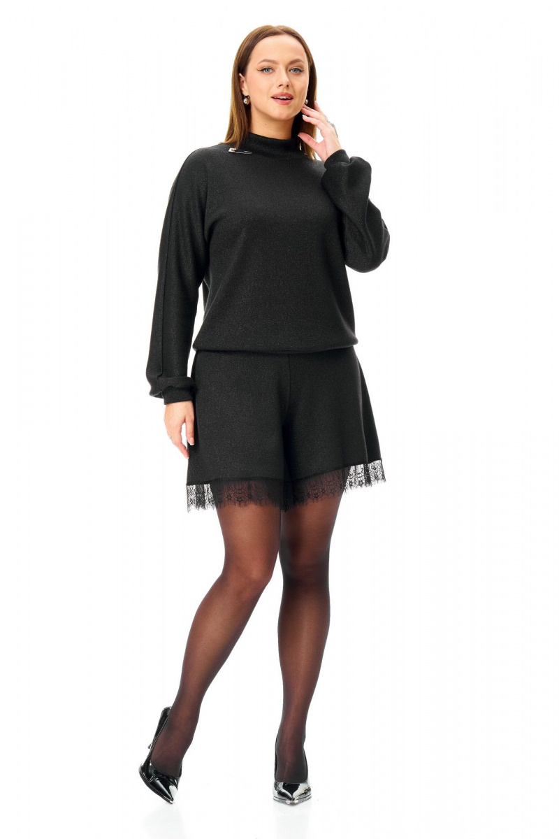 Женский комплект с шортами T&N 7717 черный