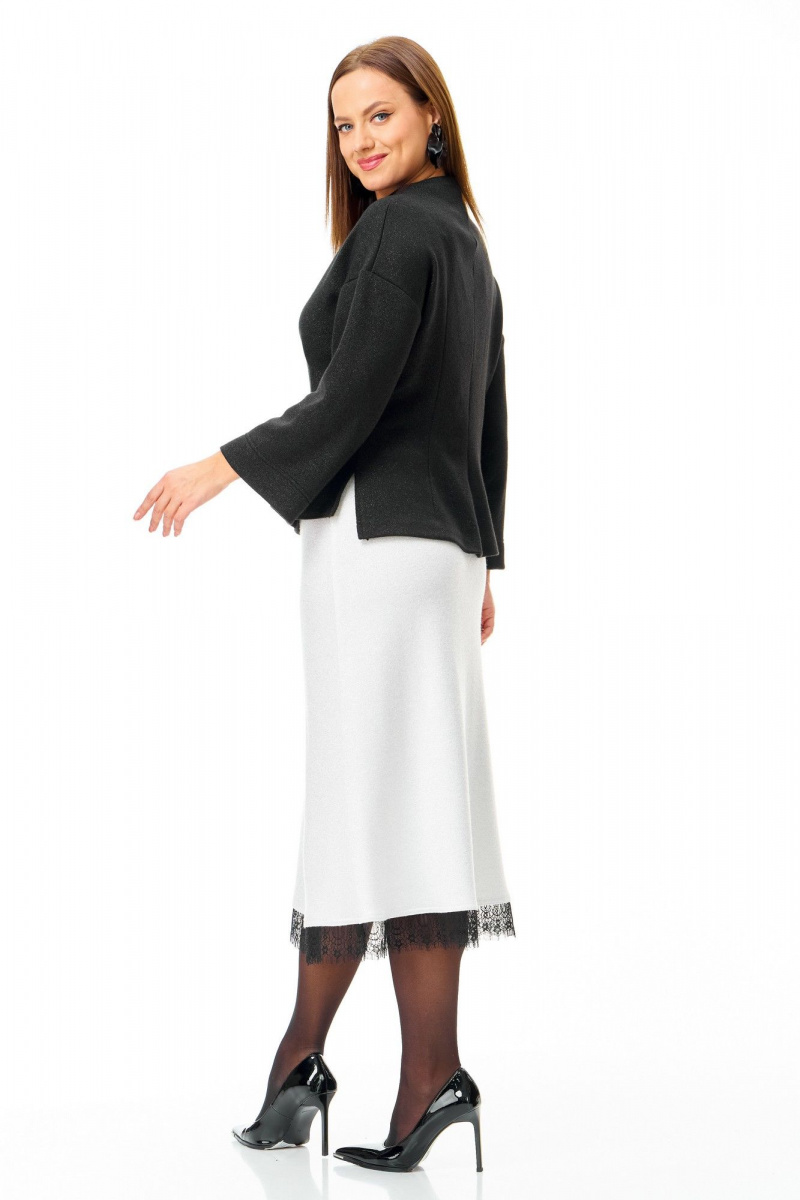 Юбочный комплект T&N 7721 черный-белый