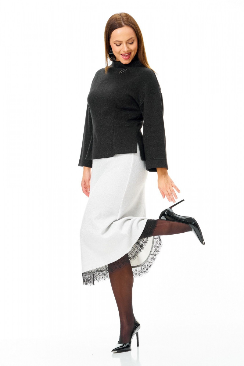 Юбочный комплект T&N 7721 черный-белый