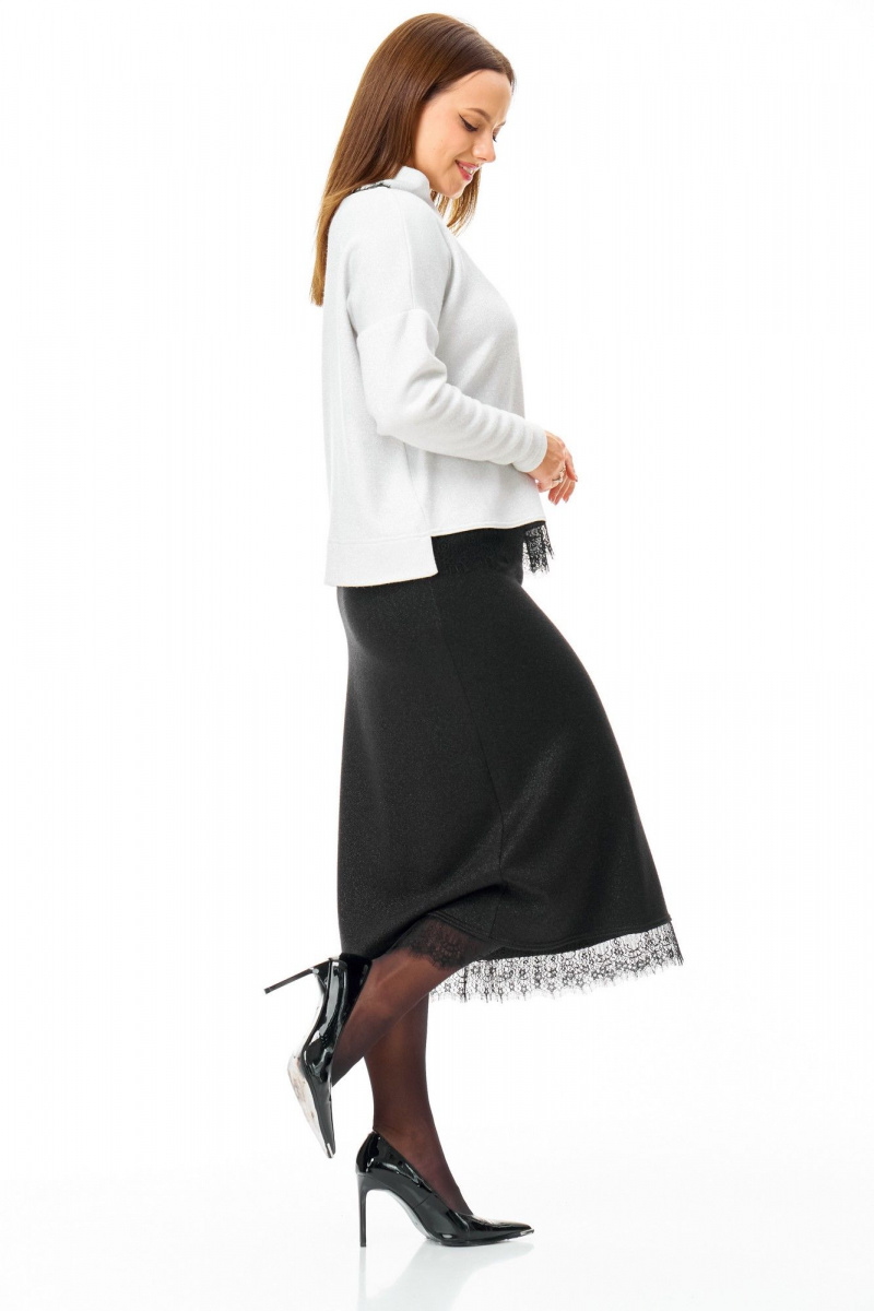 Юбочный комплект T&N 7722 черный-белый