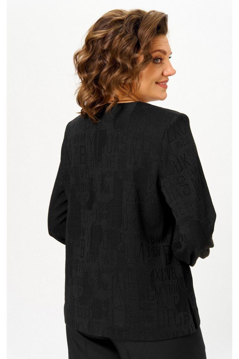 Блузы БелЭльСтиль 879-3_29_22 черный принт