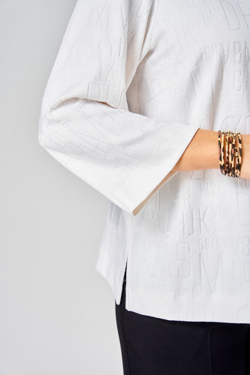 Блузы БелЭльСтиль 880-3_30_22 белый принт