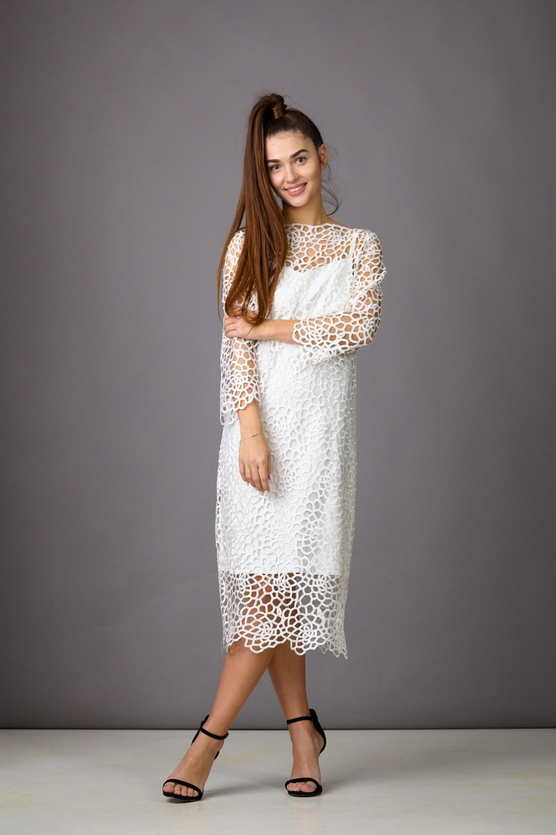 Платья Rosheli 842/3 молочный