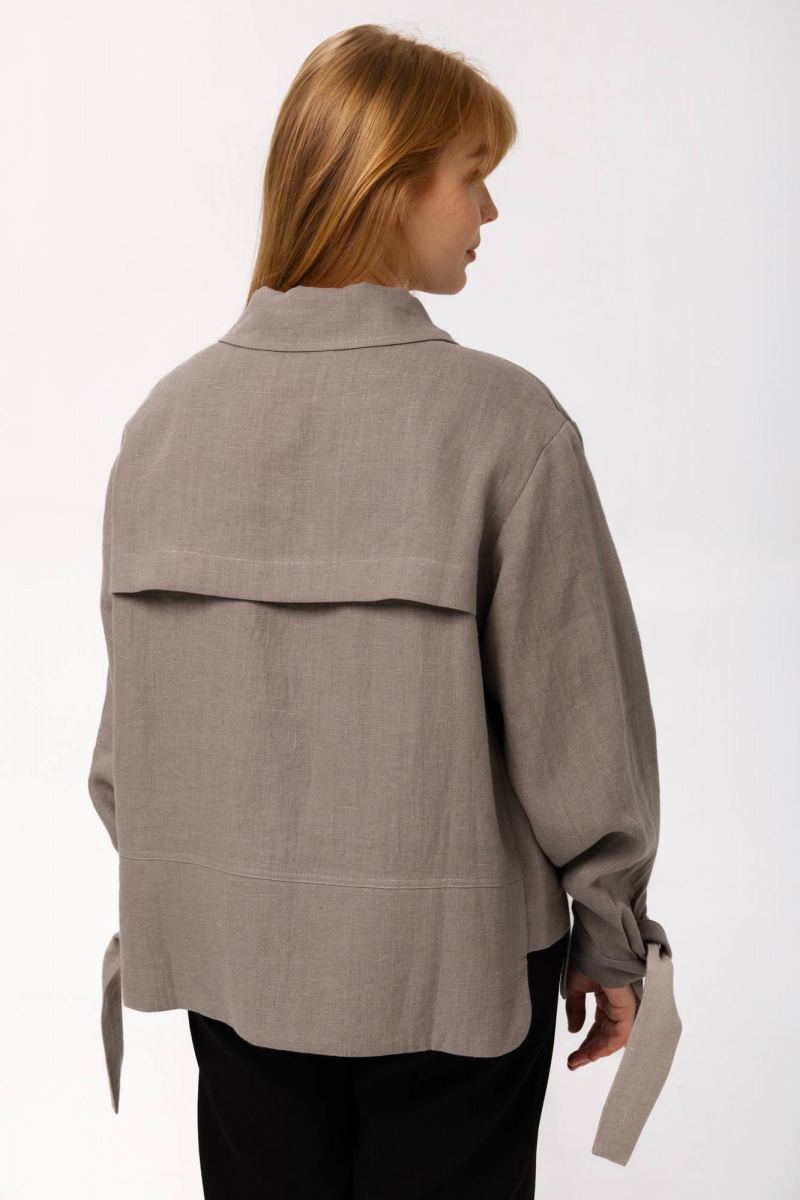 Женская куртка SHLOMO 9-2 серый