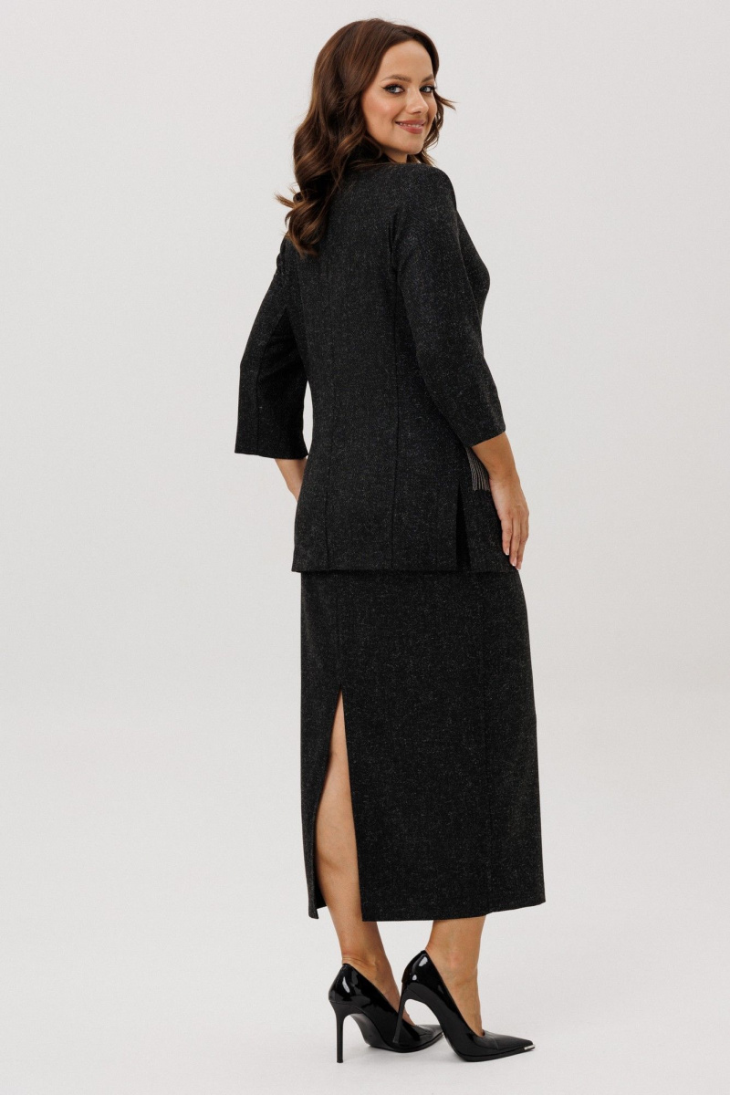 Юбочный костюм TVIN 7993 графит