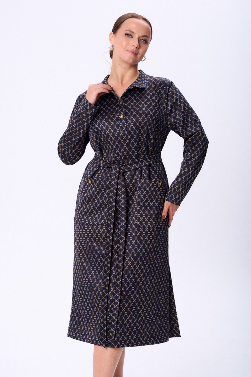 Платья TVIN 7878 синий