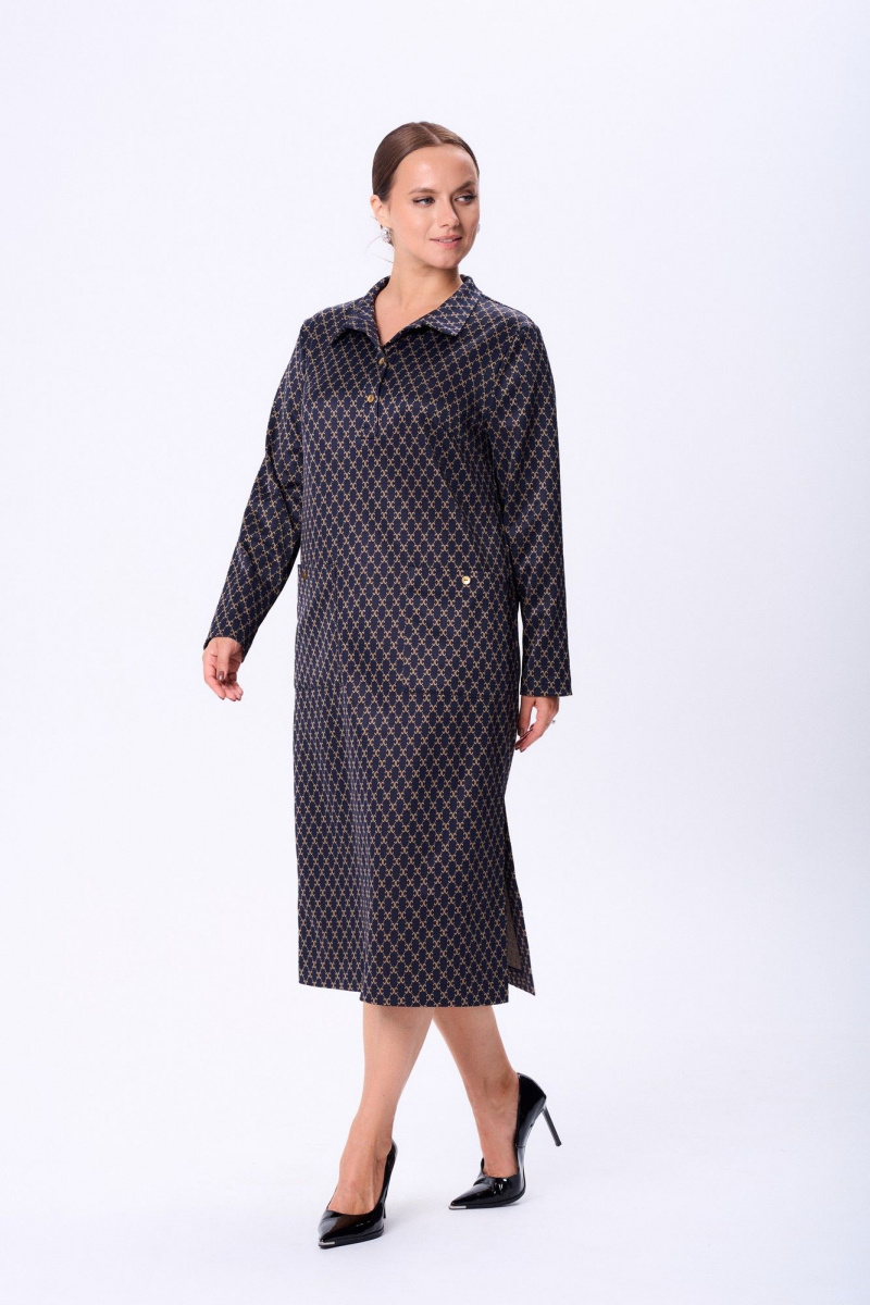 Платья TVIN 7878 синий