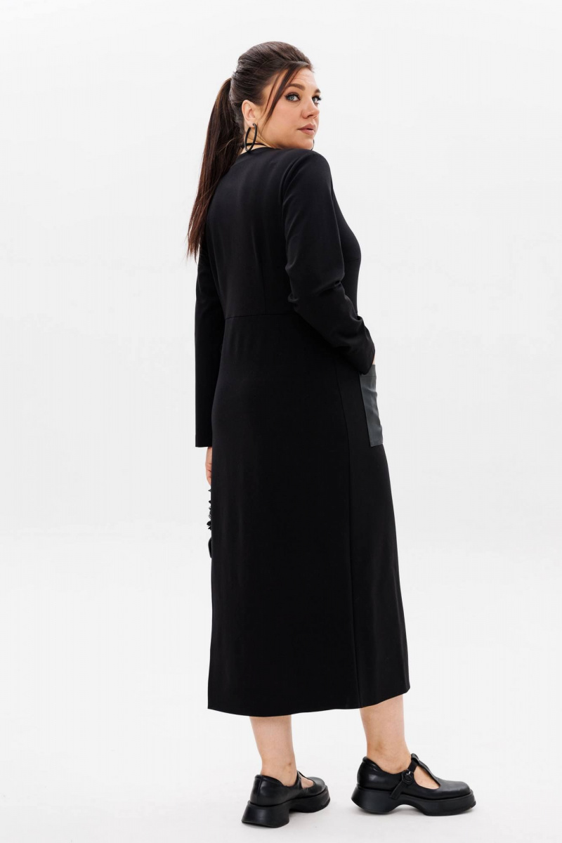 Платья Anelli 60 черное_искушение