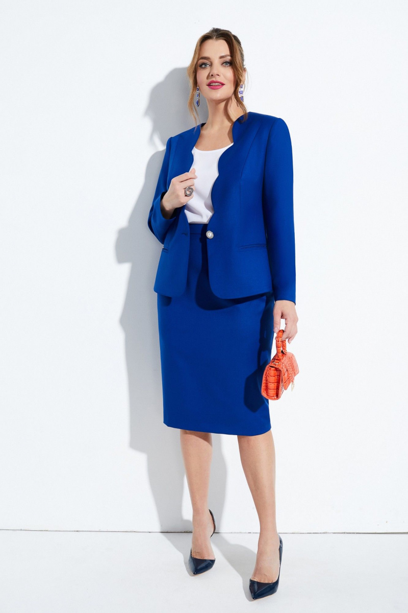 Юбочный костюм Lissana 5049 сапфир