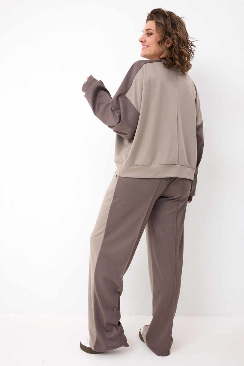 Брючный комплект BegiModa 3102 фиолетовый кварц