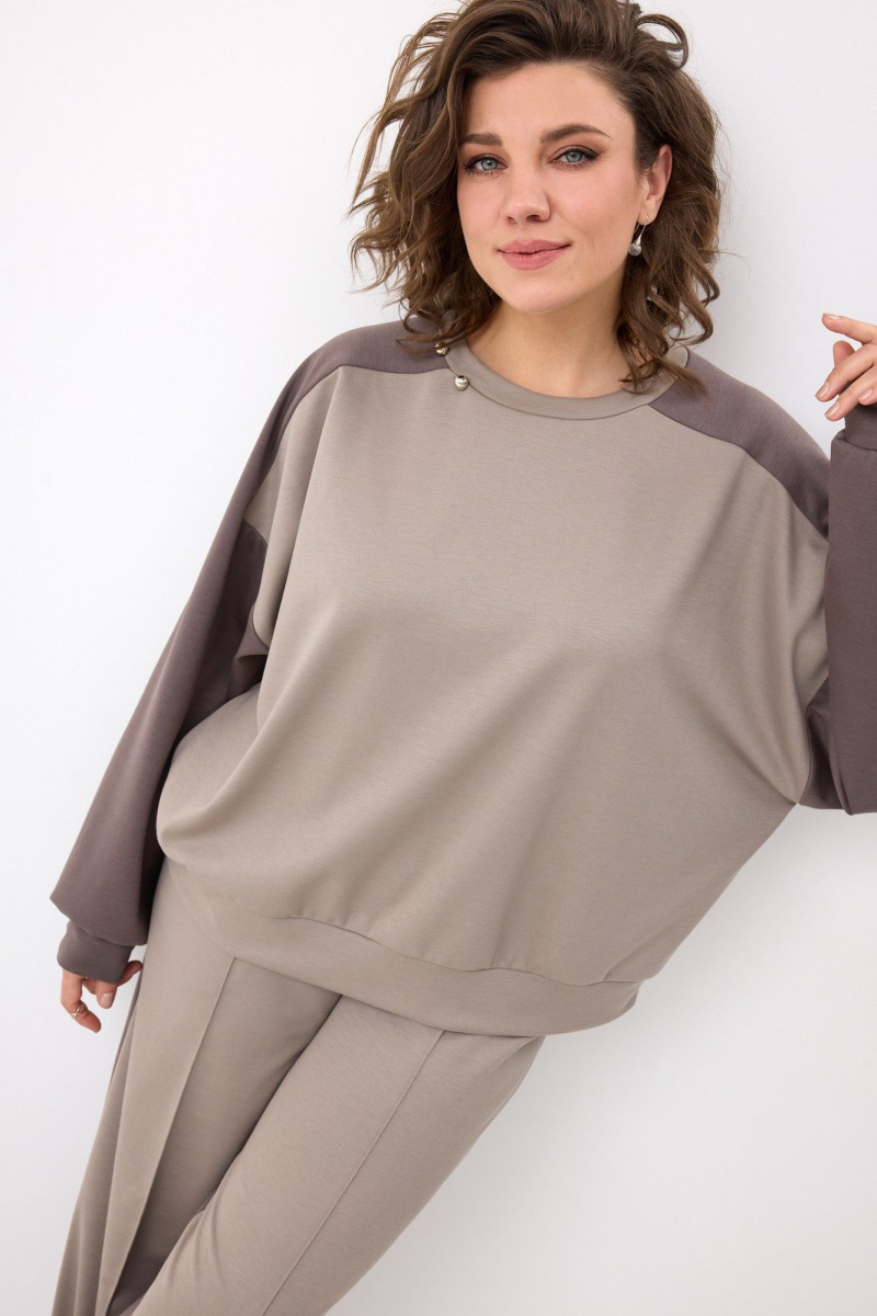 Брючный комплект BegiModa 3102 фиолетовый кварц