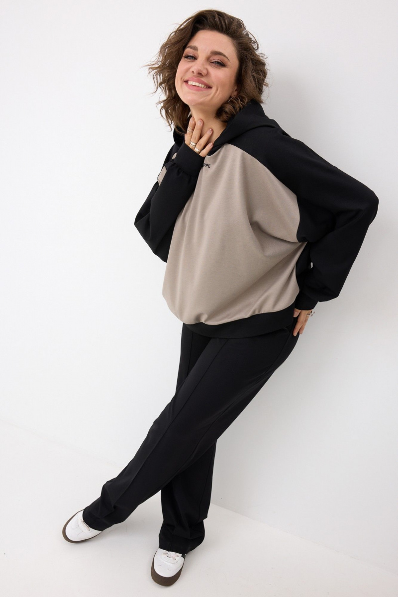 Брючный комплект BegiModa 3103 черный кварц