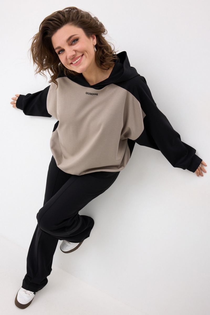 Брючный комплект BegiModa 3103 черный кварц