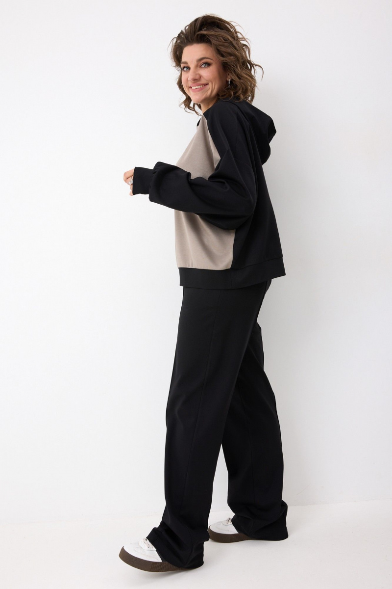 Брючный комплект BegiModa 3103 черный кварц