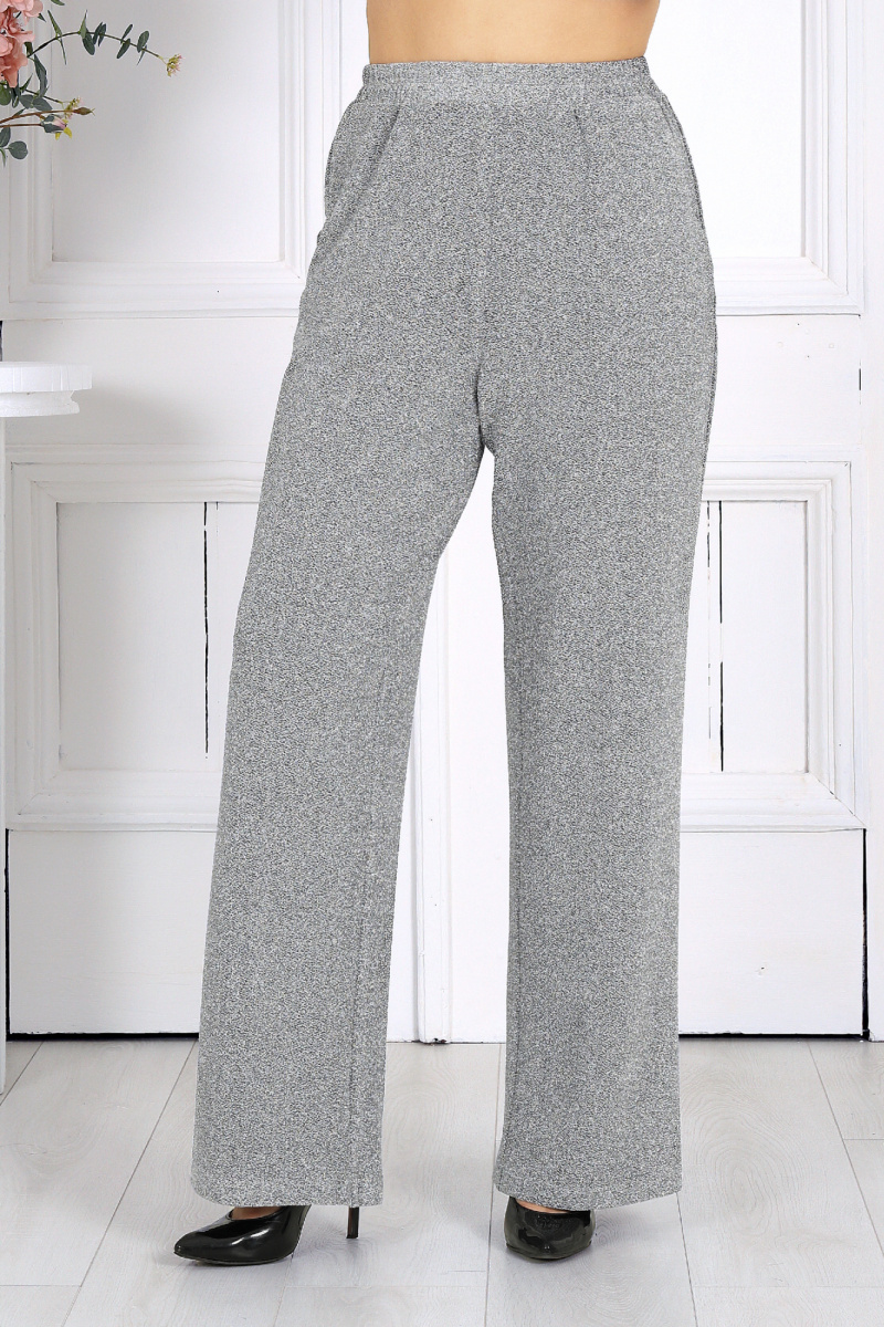 Брючный костюм Ninele 7477 серебряный