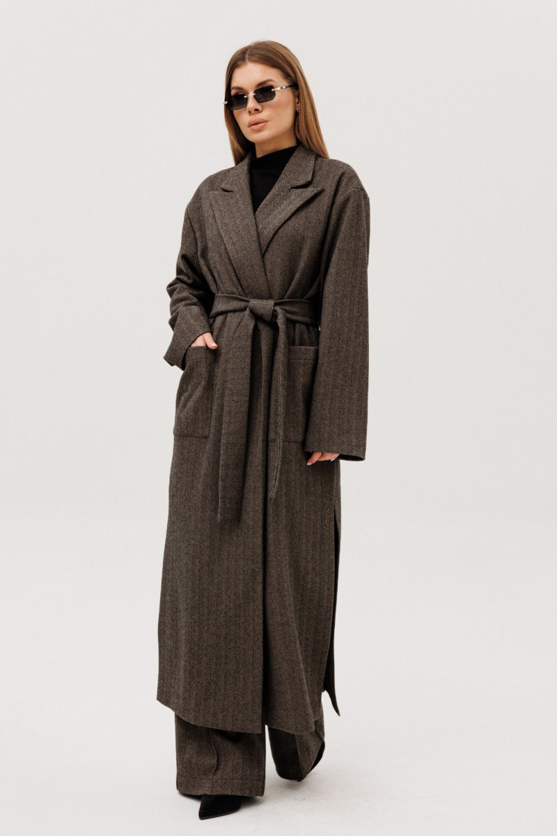 Кардиганы Amberа Style 1105-3 коричневый