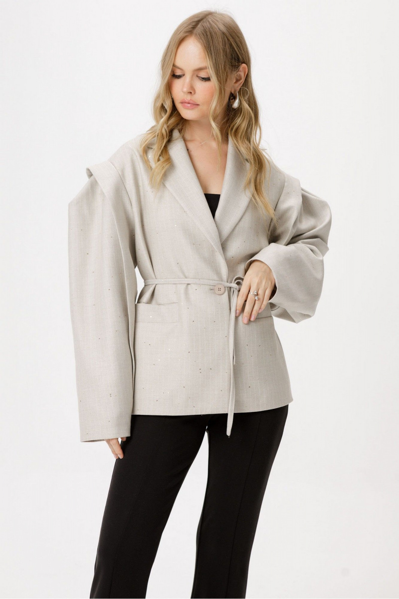 Брючный комплект PiRS 6426 бежевый+черный