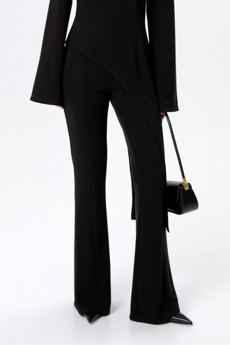 Брючный комплект PiRS 6428 серо-бежевый+черный