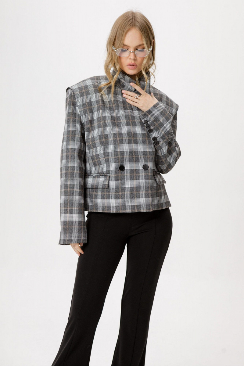 Брючный комплект PiRS 6458 серый+черный