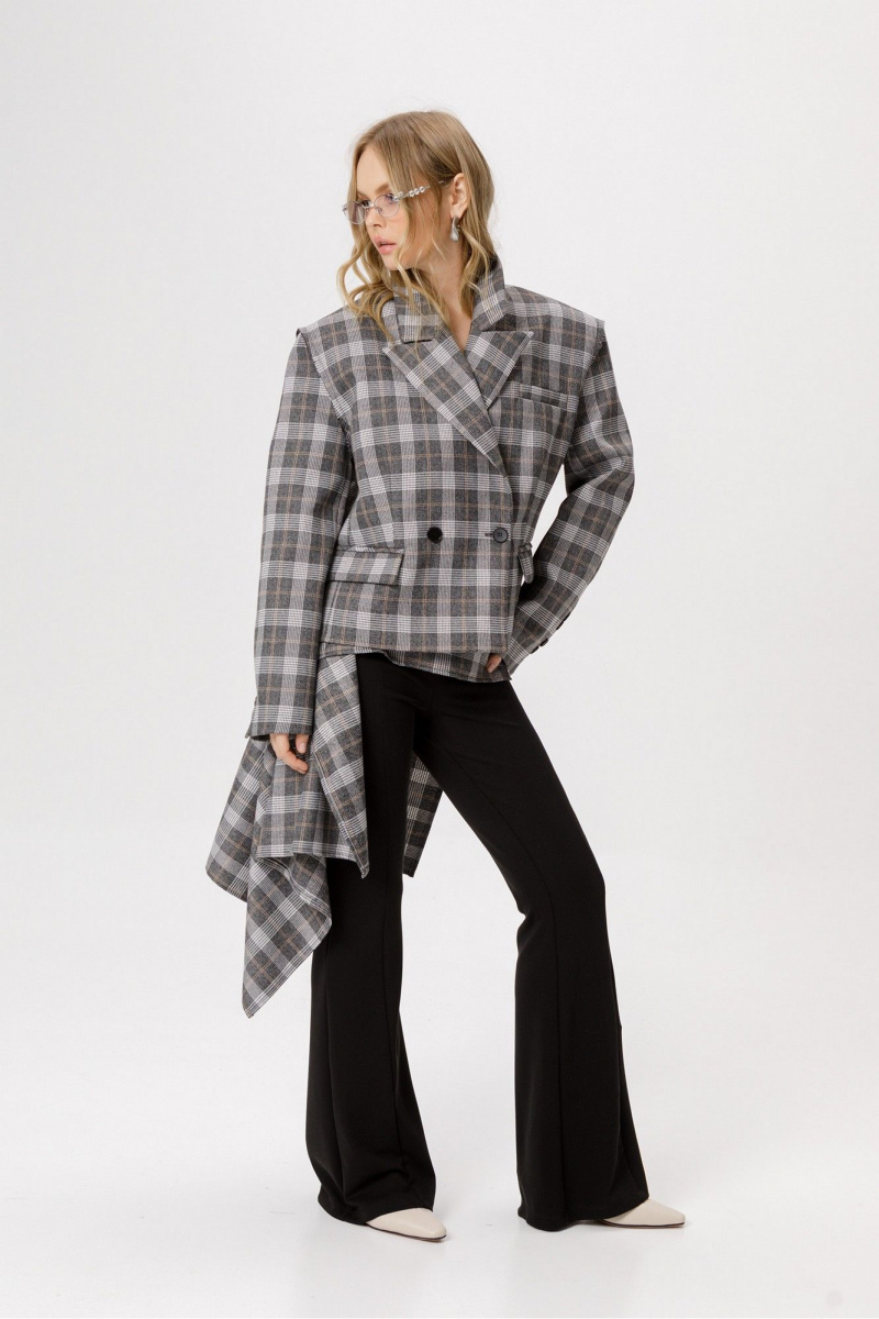 Брючный комплект PiRS 6459 серый+черный