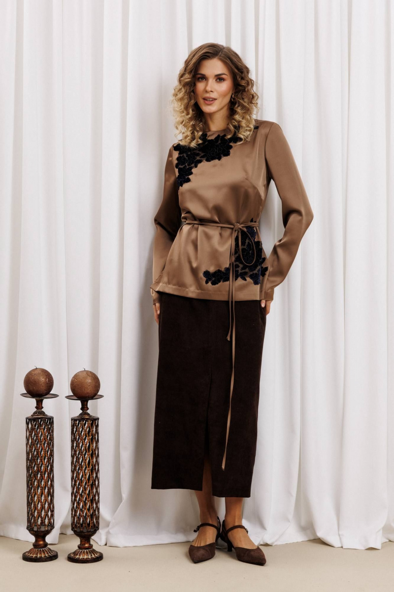 Блузы Gizart 15434 капучино