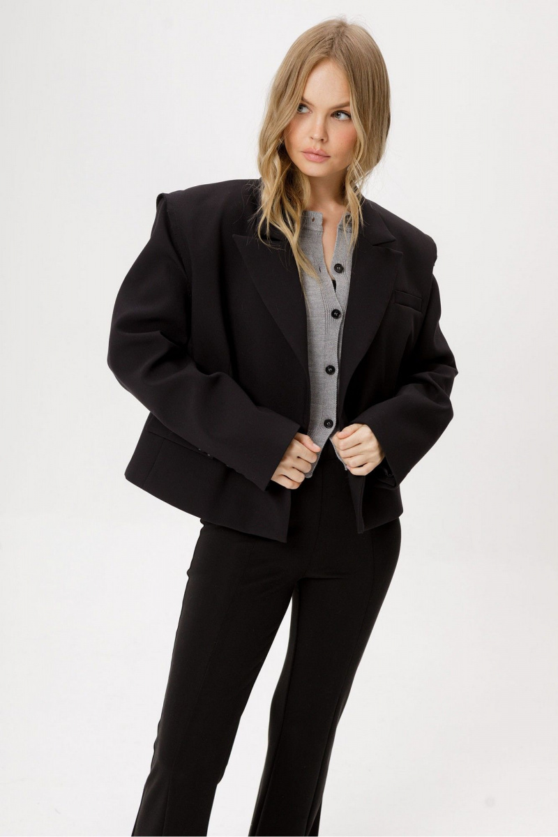 Брючный комплект PiRS 6467 серый+черный