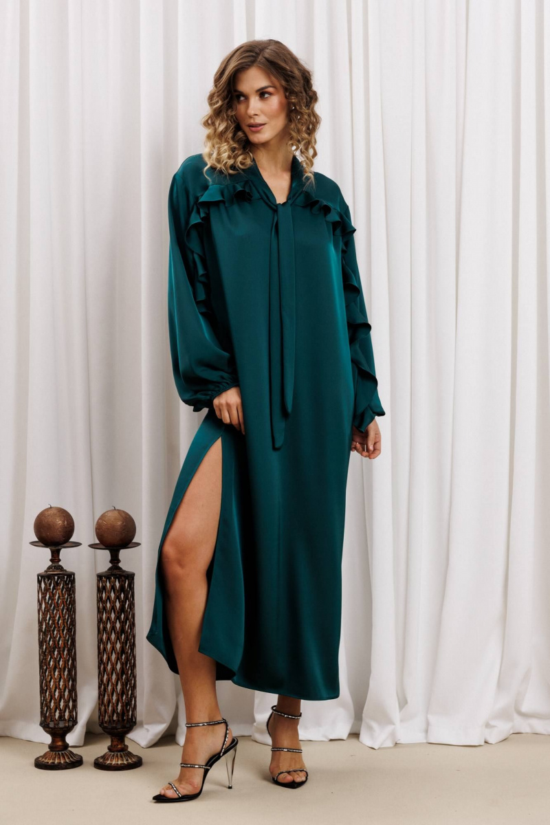 Платья Gizart 5432 морская волна