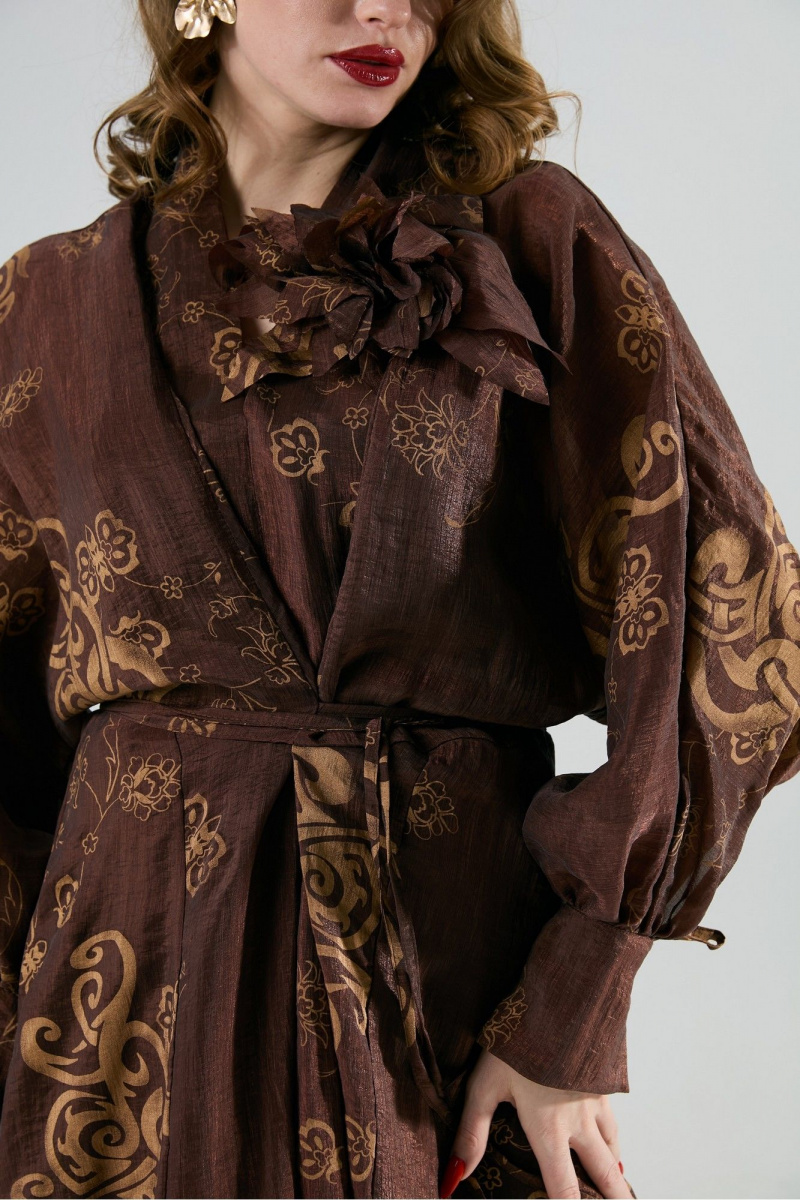 Платья NikVa 1008-1 шоколад