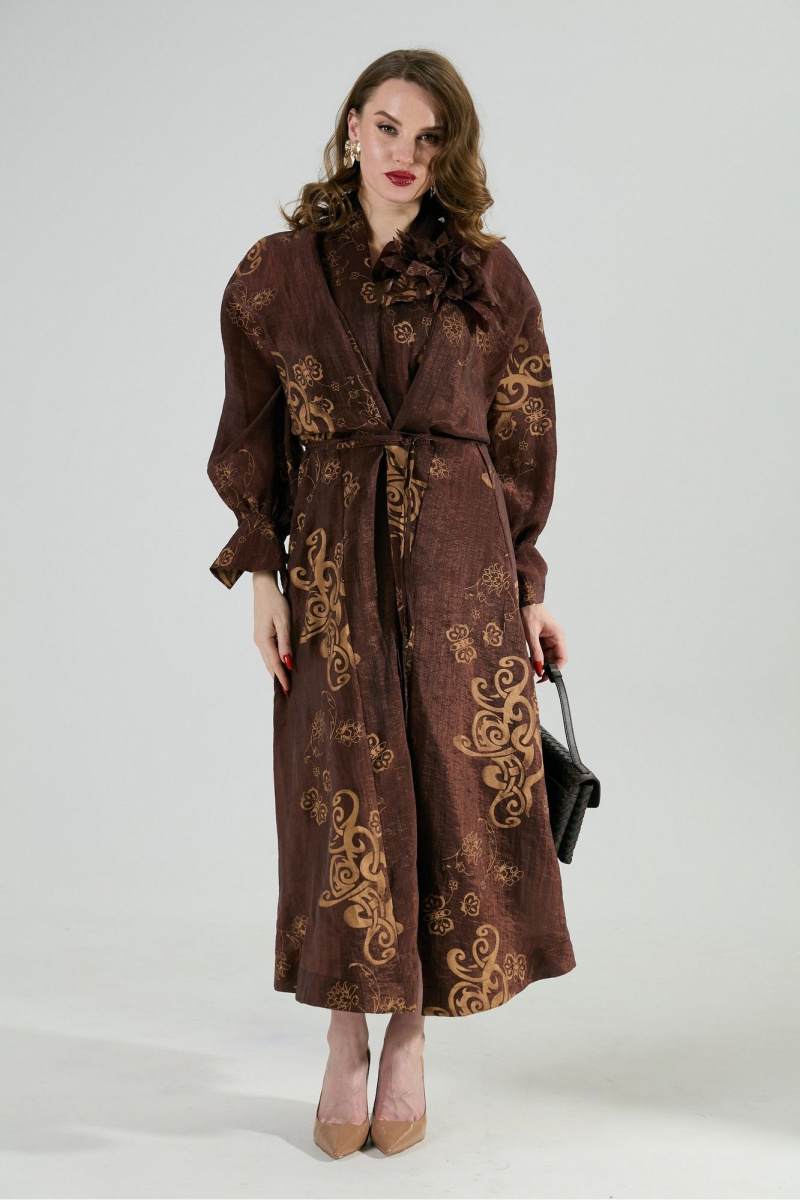 Платья NikVa 1008-1 шоколад