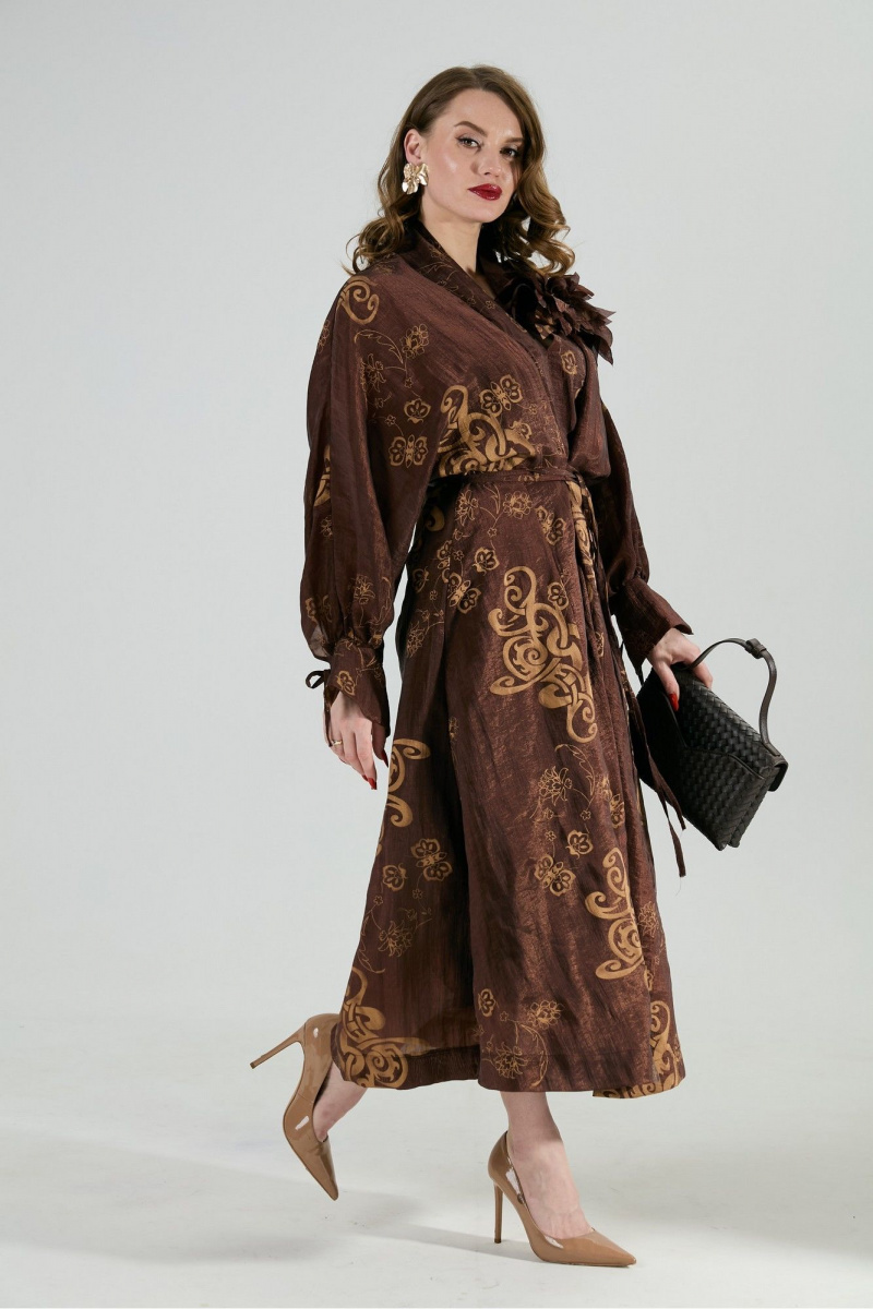 Платья NikVa 1008-1 шоколад