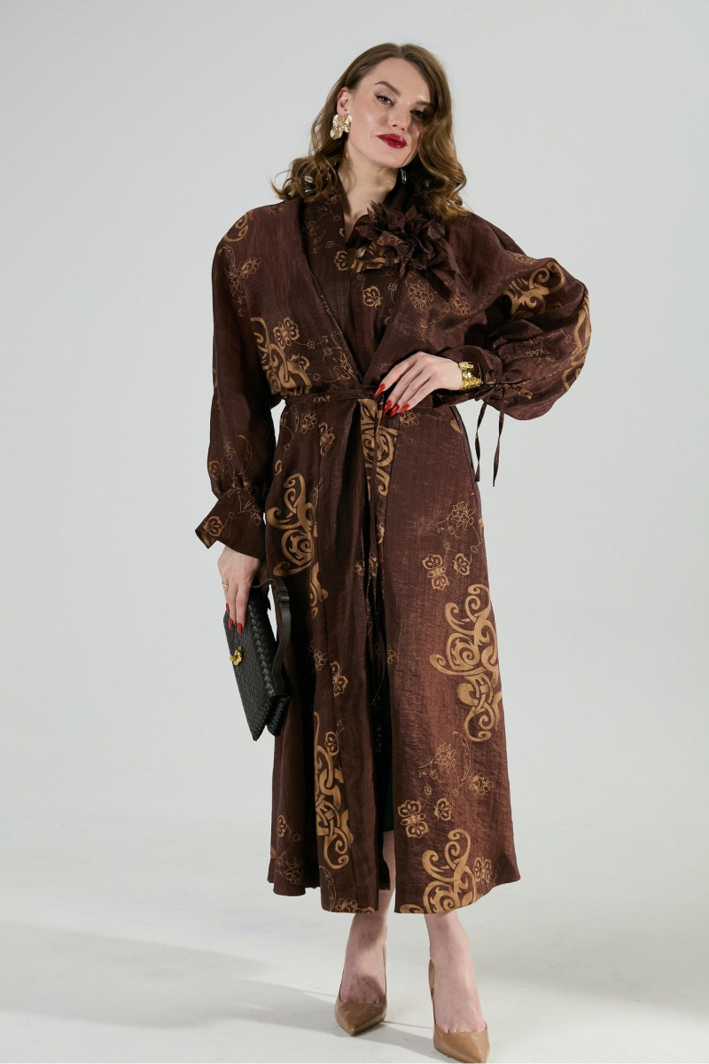 Платья NikVa 1008-1 шоколад